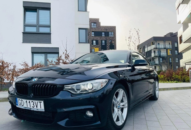 BMW Seria 4 cena 86990 przebieg: 143000, rok produkcji 2016 z Gdynia małe 22